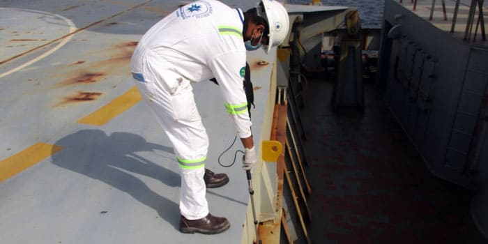 Inspection of Hatch Cover for Watertight Integrity 